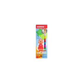 Gyurma, 200 g, 10 szín, KORES "Plastilina"