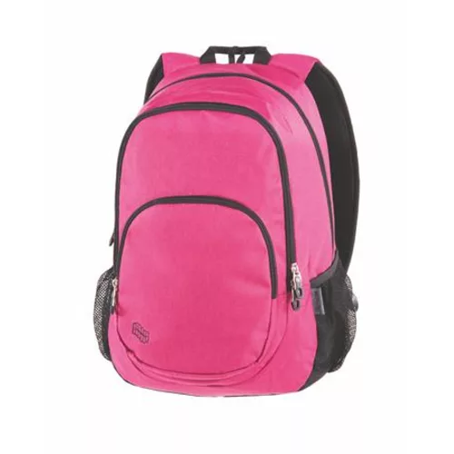 Hátizsák, 2in1, notebook tartóval és audió csatlakozóval, PULSE "Teens", pink-fekete