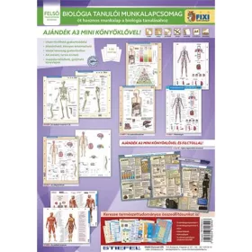   Tanulói munkalap csomag, 5 munkalap, 1 alátét, filc, STIEFEL "Biológia"