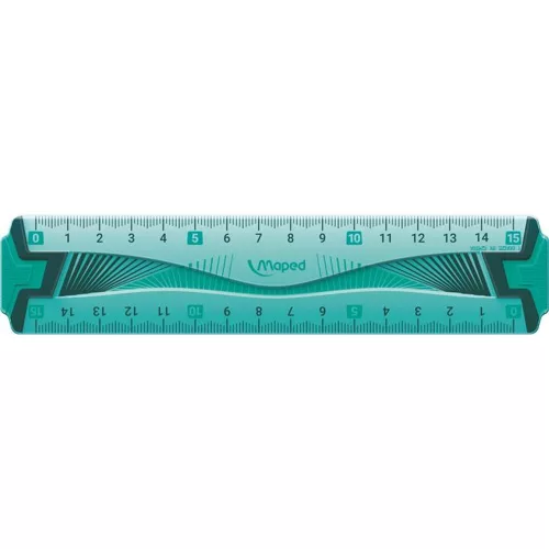 Vonalzó, műanyag, hajlítható, 15 cm, MAPED "Flex"
