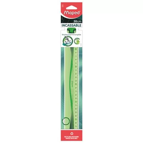 Vonalzó, műanyag, hajlítható, 30 cm, MAPED "Flex"