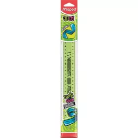 Vonalzó, műanyag, törhetetlen, 30 cm, MAPED "Twist'n Flex"