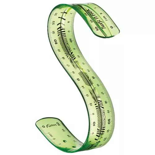 Vonalzó, műanyag, törhetetlen, 30 cm, MAPED "Twist`n Flex"
