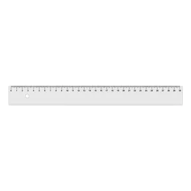 Vonalzó, műanyag, 30 cm, KOH-I-NOOR