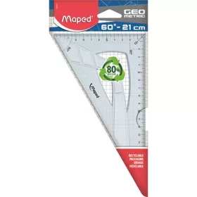   Háromszög vonalzó, műanyag, 60°, 21 cm, MAPED "Geometric"