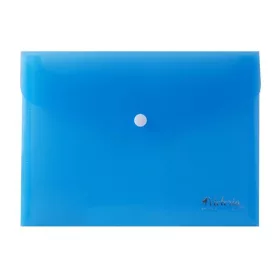 Irattartó tasak, A5, PP, patentos, VICTORIA OFFICE, kék