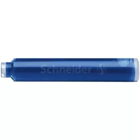Töltőtoll patron, SCHNEIDER, királykék - 6 db