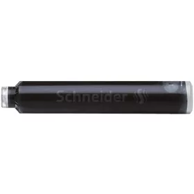 Töltőtoll patron, SCHNEIDER, fekete - 6db