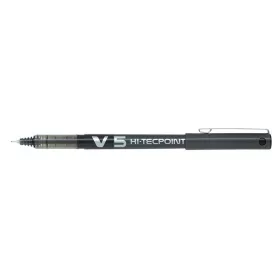   Rollertoll, 0,3 mm, tűhegyű, kupakos, PILOT "Hi-Tecpoint V5", fekete