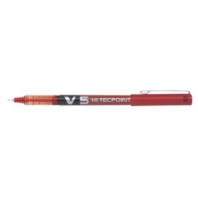   Rollertoll, 0,3 mm, tűhegyű, kupakos, PILOT "Hi-Tecpoint V5", piros