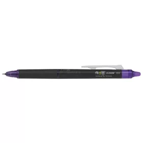   Rollertoll, 0,25 mm, tűhegyű, nyomógombos, törölhető, PILOT "Frixion Point Clicker ", lila