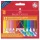 Zsírkréta, háromszögletű, FABER-CASTELL "Jumbo Grip", 12 különböző szín