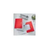 Gumis mappa, PP, A4, LEITZ "Wow", piros