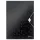 Gumis mappa, PP, A4, LEITZ "Wow", fekete